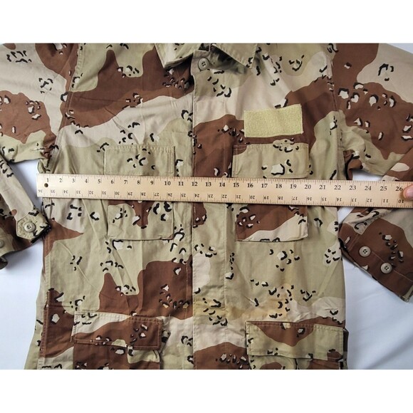 USGI Army Jacket/Shirt Large X Long 6 Color Chocolate Chip Desert Camo - Picture 7 of 7